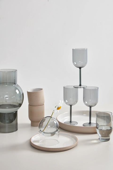 Servierteller | Sand/Grey