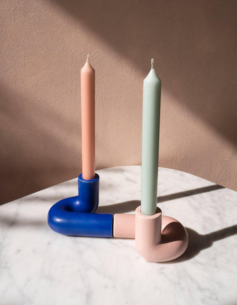 Templo Candle Holder Pink