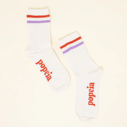 The Sporty Socken | Rot/Lila
