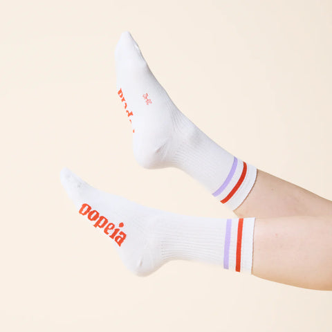 The Sporty Socken | Rot/Lila