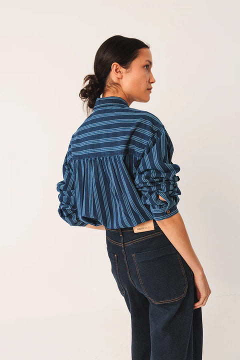 INDI&COLD Striped Cotton Shirt