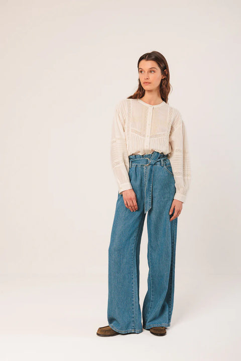 INDI&COLD Ethnic Embroidered Shirt