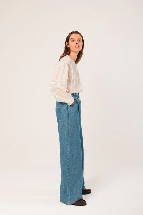 INDI&COLD Ethnic Embroidered Shirt