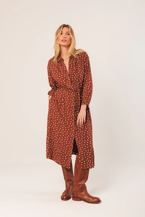 INDI&COLD Hemdblusenkleid