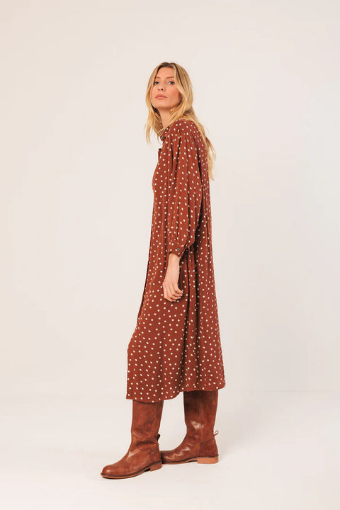 INDI&COLD Hemdblusenkleid
