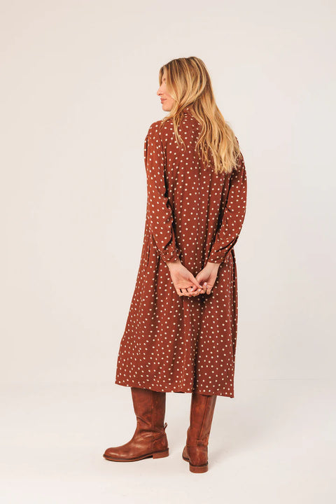 INDI&COLD Hemdblusenkleid