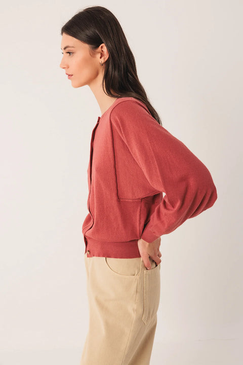 INDI&COLD Basic Cotton Jacket / Raspberry