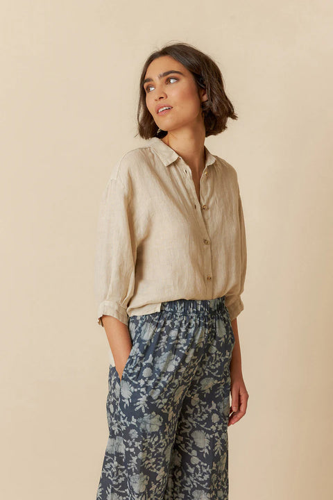 INDI&COLD Linen Box Cut Shirt