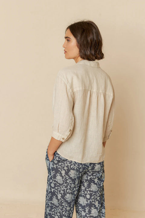 INDI&COLD Linen Box Cut Shirt