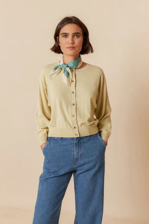 INDI&COLD Batwing Sleeve Knit Jacket