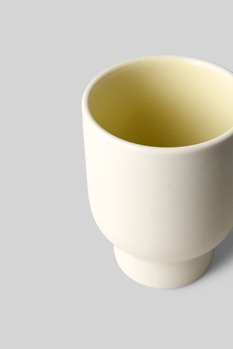 Cup Tall 2er-Set | Ivory/Yellow