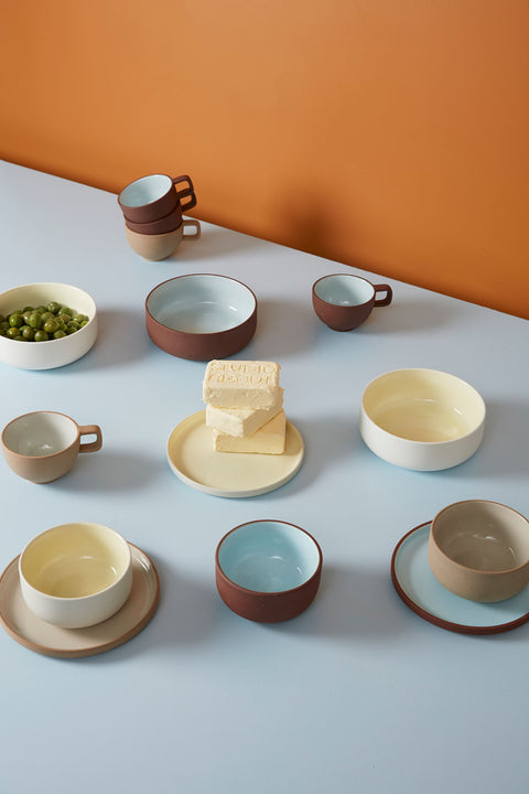 Brunch Bowl 2er-Set | Sand/Grey