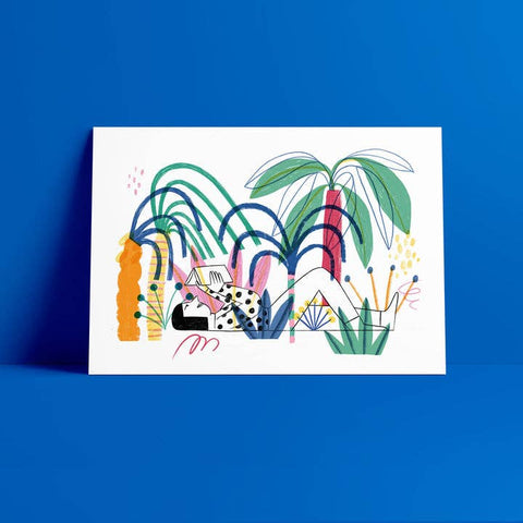 Ler no mato / Digitaldruck A4