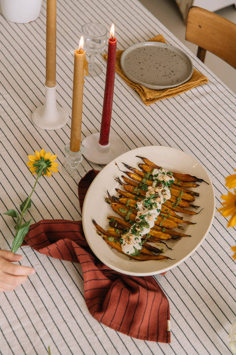 Geschirrtuch mit Streifen