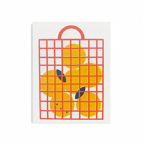 Sevilla-Orangen Mini-Karte