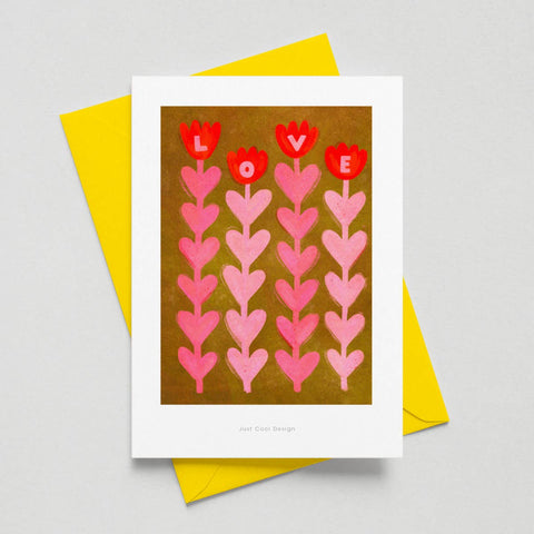 Love Flowers | Mini-Kunstdruck A6