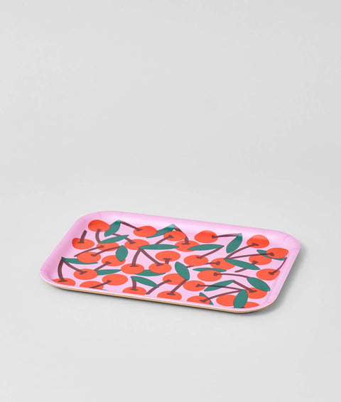 Tablett Kirschen Pink klein