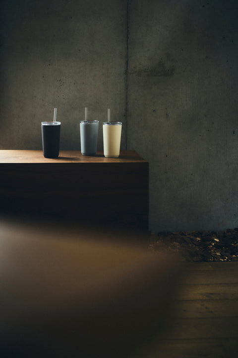 KINTO TO GO Tumbler 480 ml mit Trinkhalm