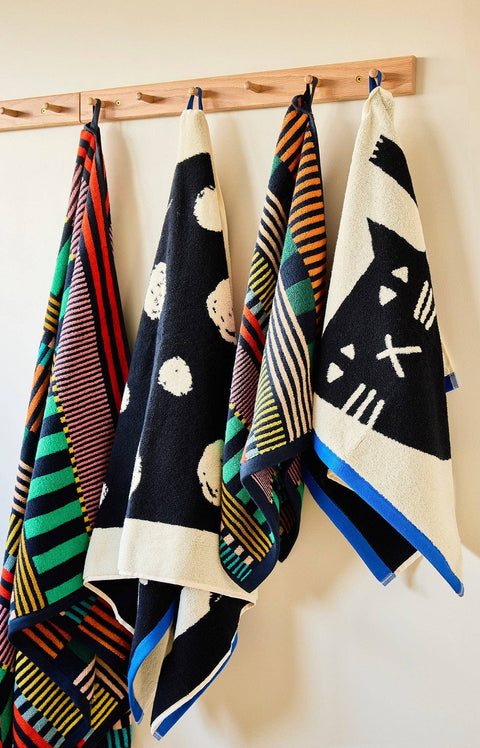 Handtuch Faule Katze