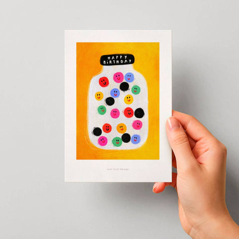 Happy Birthday | Mini-Kunstdruck A6