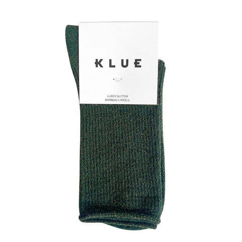 KLUE Glitter-Socken | Grün