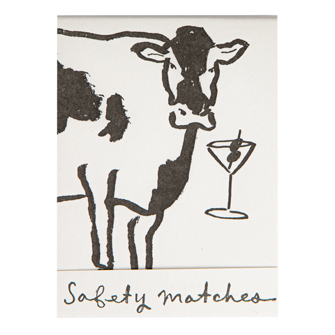 Martini-Kuh | Streichholzheftchen