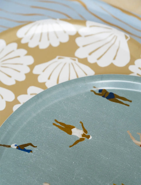 Tablett Swimmers Ø 38 cm