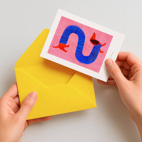 Dackel | Mini-Kunstdruck A6