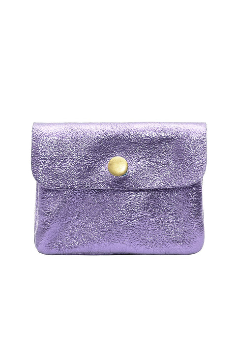 Kleiner Geldbeutel aus Metallic-Leder | LUCE