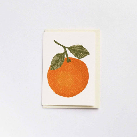 Mini-Klappkarte Orange