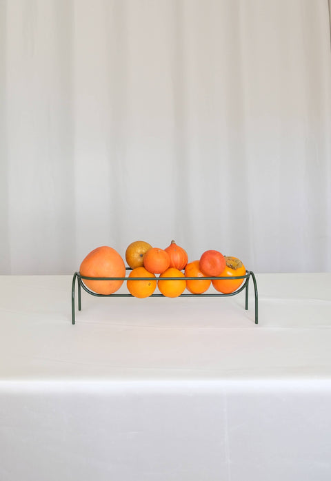 Small Fruit Bowl Dunkelgrün