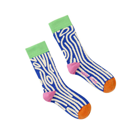 Woolywood Socken Blau
