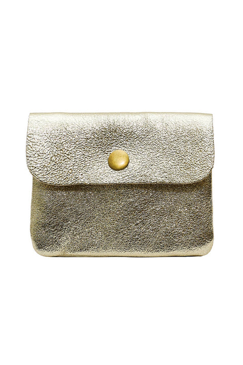 Kleiner Geldbeutel aus Metallic-Leder | LUCE