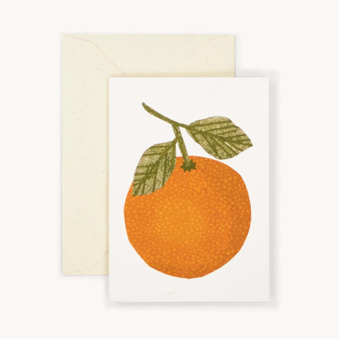 Mini-Klappkarte Orange