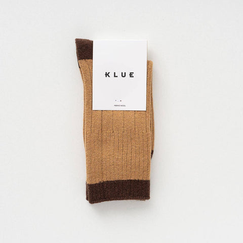Socken Merinowolle | Karamell-Braun