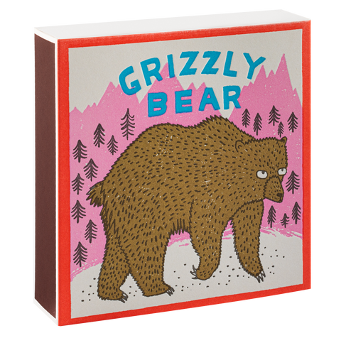 Grizzly Bear Streichhölzerhölzer
