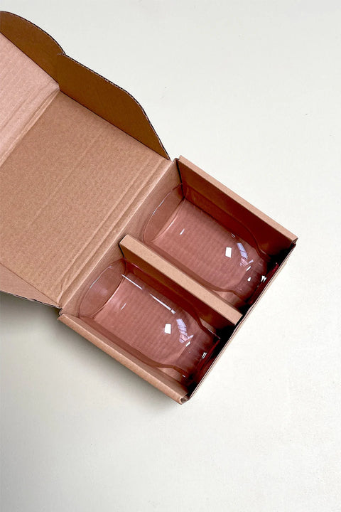 Wasserglas 2er-Set | 3 Farben