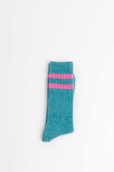 Vintage Wollsocken Ocean