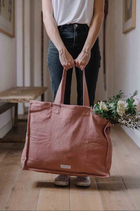 Bio-Baumwoll-Canvas-Tasche Rosewood