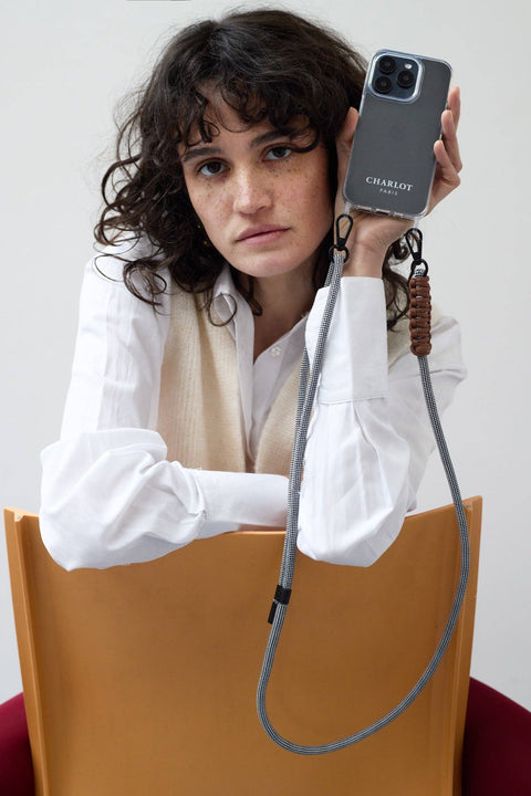 Multiway-Strap Elie Schwarz-Weiß