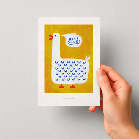 Holy Duck | Mini-Kunstdruck A6