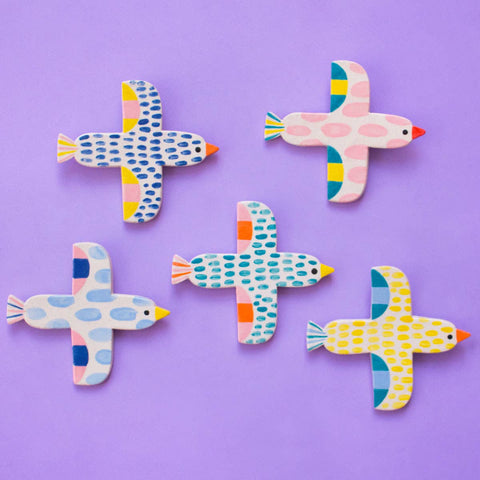 Keramikvogel / Petrol