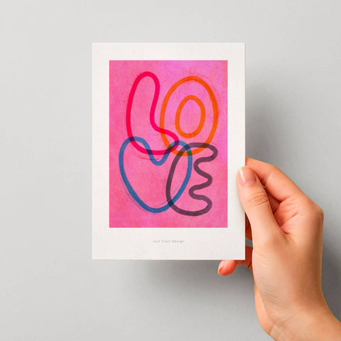 LOVE | Mini-Kunstdruck A6