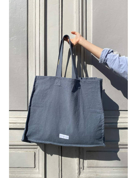 Bio-Baumwoll-Canvas-Tasche Horizon Blue