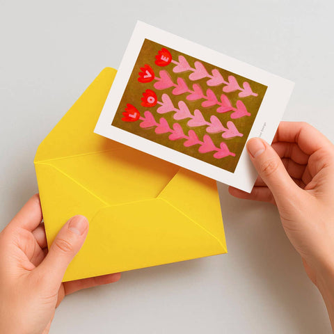 Love Flowers | Mini-Kunstdruck A6