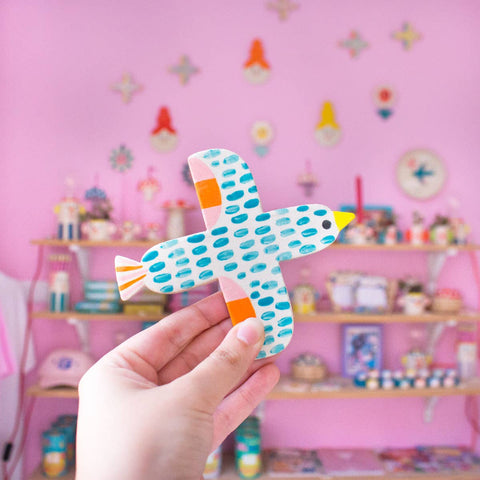 Keramikvogel / Petrol