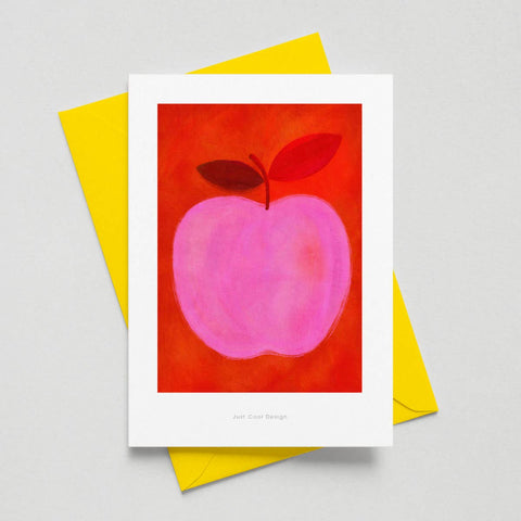 Rosa Apfel | Mini-Kunstdruck A6