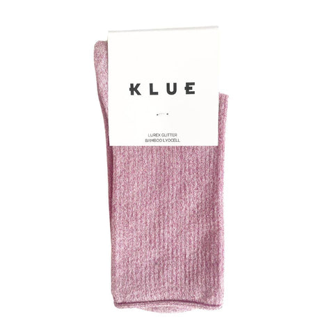 KLUE Glitter-Socken | Rosa