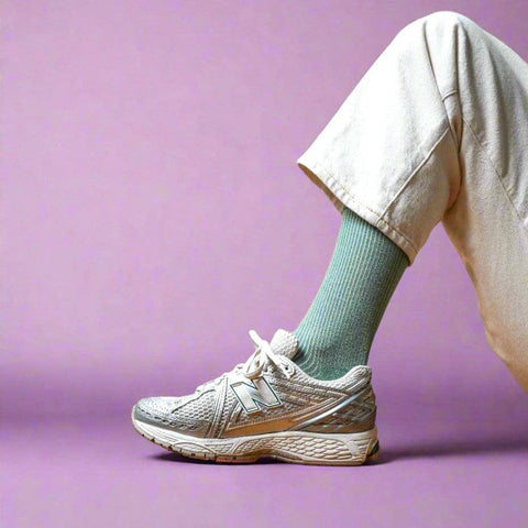 KLUE Glitter-Socken | Mint