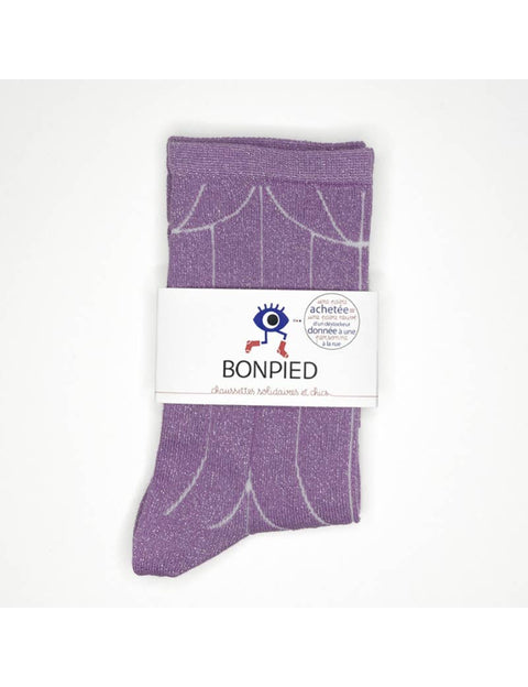 Solidarity Socken Greta Lila